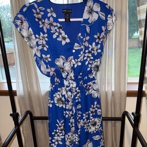 Blue Floral Dress